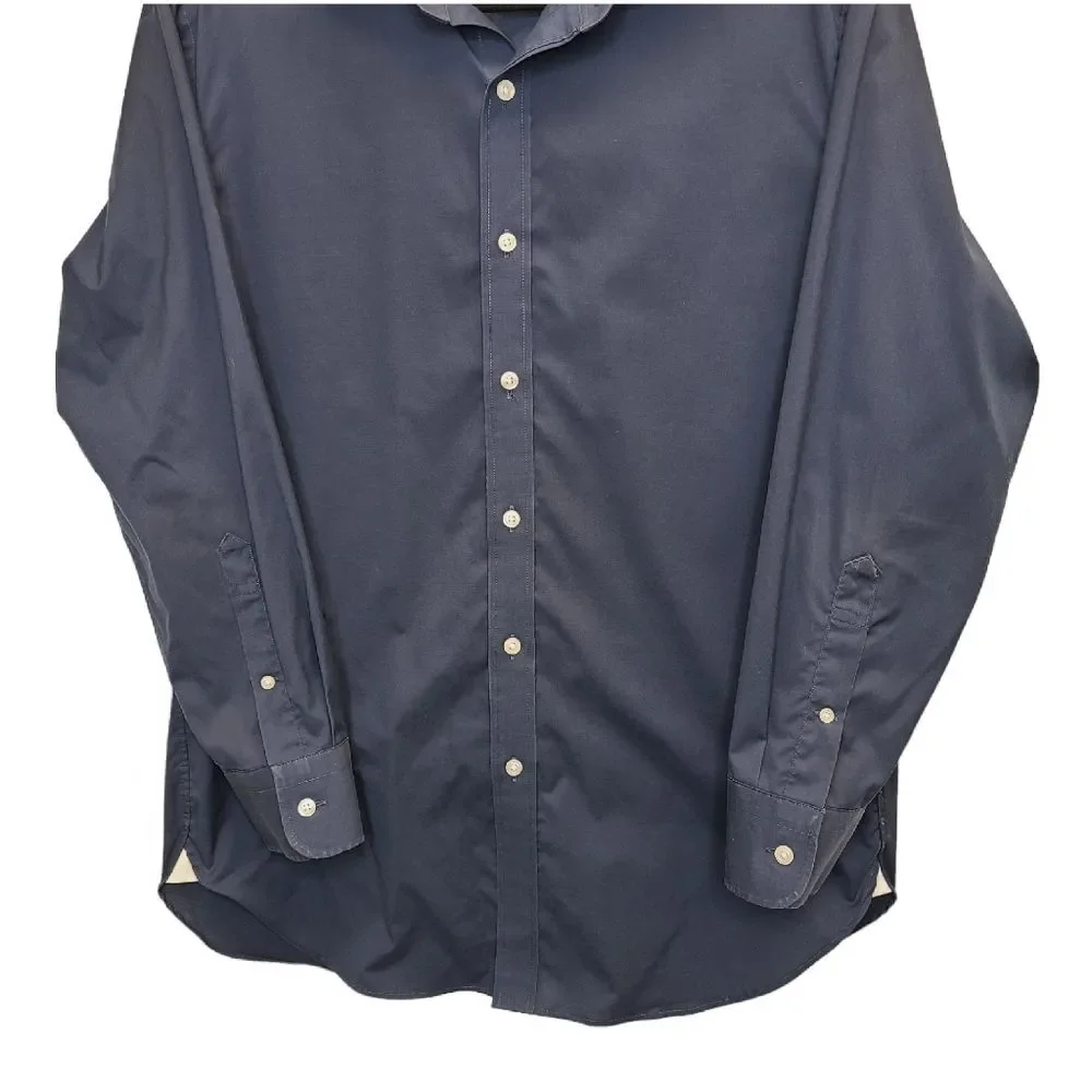 J. Crew Ludlow Slim Fit Navy Blue Button Up 16 / 32